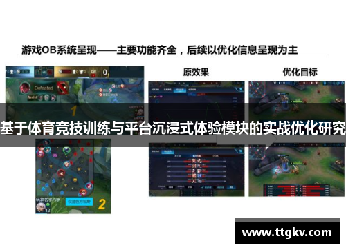基于体育竞技训练与平台沉浸式体验模块的实战优化研究
